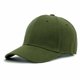 thumbnail image 1 of Gorra de béisbol de placa clara de color sólido verde de lana para mujer de voluntario, 1 of 5