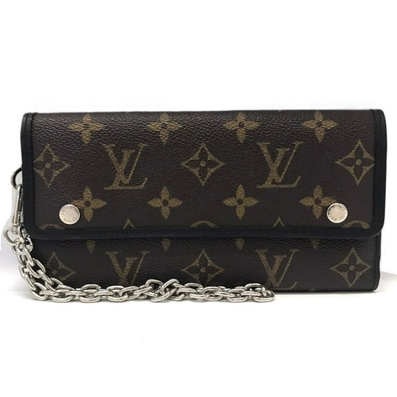 Pre-Owned Louis Vuitton Portefeuille Long Monogram Macassar M60168 Wallet (Good)