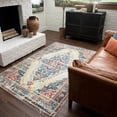 thumbnail image 2 of Mohawk Home Prismatic Kellen Multi Traditional Ornamental Oriental Precision Printed Area Rug, 8'x10', Blue & Red, 2 of 8