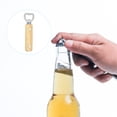 thumbnail image 4 of Abrebotellas, 4 piezas con mango de madera y imán, abrebotellas de acero inoxidable para bar, cocina, hogar y restaurante, 4 of 6