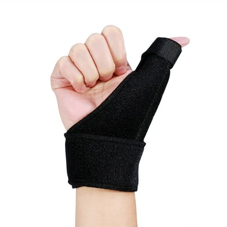 Thumb Spica Splint- HERCHR Thumb Brace for Arthritis or Soft Tissue Injuries, Lightweight and Breathable, Stabilizing and not Restrictive, Recovery Brace Aid Tools, Finger Aluminium Splint, Right