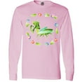 thumbnail image 3 of Inktastic Praying Mantis with Flowers and Leaves Long Sleeve T-Shirt, 3 of 5