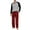 06-Red Plaid, variant on MINTREUS Men's Pajama Set Lightweight Sleepwear Long Sleeve Shirts and Bottoms Soft Comfy Pjs with Pockets