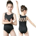thumbnail image 3 of MXIEZI Girls One-Piece Gymnastics Clothing 3-12T Kids Performance Dance Outfit Toddler Sleeveless Leotards Summer Practice Clothing, 3 of 9
