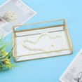 thumbnail image 2 of Herwey Vintage Metal Glass Storage Box Gold Tray Jewelry Cosmetics Display Boxes, Cosmetics Storage Box, Jewelry Organizer, 2 of 8