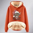 thumbnail image 4 of WILLBEST Sudaderas de Mujer con Capucha Navideña y Estampado de Vaca X-Grande, 4 of 4