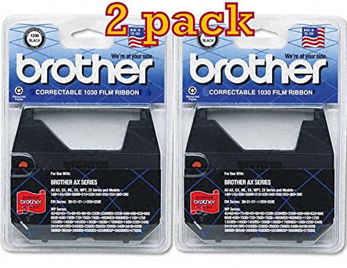 yields up to 50,000 characters each, Value pack of 2 Brother 1030 Ribbon Cartridge 