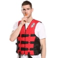 thumbnail image 2 of Fishing Life Jacket Water Sports Floatation Vest Adults Children Buoyancy Waistcoat, 2 of 8