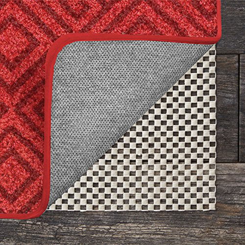 for Hardwood and Hard Floor Plush Cushion Support Pads for Under Carpet Rugs 8x11 FT Gorilla Grip Original Felt and Rubber Underside Gripper Area Rug Pad .25 Inch Thick Protects Floor