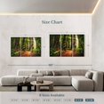 thumbnail image 3 of Elephant Stock Sunrise At Jedediah Redwoods State Park Wall Art - Horizontal Multi Panel Canvas - Living Room Wall Decor - Nature Multi Panel - Brown And Orange Decor By Scott Stulberg - 65" x 42", 3 of 4