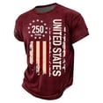 thumbnail image 4 of FINALGANG Boys American Flag T-Shirt 4th Of July Shirt 250th Anniversary Usa Shirts Kids Independence Day Tee Shirts Patriotic Printed Fashion T Shirts 12-13 Years, 4 of 4