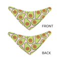thumbnail image 3 of Naloa Cute Avocado Dog Bandana Large and Small-Dog Scarf Bib Handkerchief Accessories for Dogs and Cats(S-L)-Large, 3 of 5