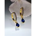 thumbnail image 4 of Boucles d'Oreilles Pendantes en Zircon Cubique, 4 of 4