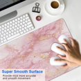 thumbnail image 4 of 31.5x11.8 PU Leather Desk Mat - Cute Pink & Waterproof, Perfect for Gaming or Office, 4 of 7