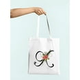 thumbnail image 3 of Smartprints Letter X Flower Bouquet 2 Tote Bag - Image by Shutterstock, One Size Cotton Canvas Tote Bag, 3 of 4