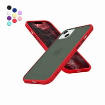 Designed for iPhone 14 Plus Heavy Duty Slim Case, Shock Proof-Shatter Resistant - Rugged Matte Finish Case Compatible for Apple iPhone 14 Plus, Red - By Entronix