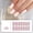 10, variant on Nail Strips Nail Stickers Solid Color French Manicure French Nail Sticker