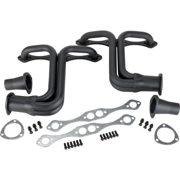Chassis Headers Fits Chevy Small Block SBC V8 Headers, Raw Finish, Fits 1928-34 Ford