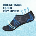 thumbnail image 2 of JACKSHIBO Women Aqua Socks Quick-Dry Barefoot Skin Water Shoes for Men Beach Yoga Exercise, 2 of 5