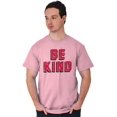 thumbnail image 5 of Be Kind Happy Peace Love Inspiring Men's Graphic T Shirt Tees Brisco Brands L, 5 of 6