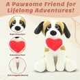thumbnail image 7 of Made by Aliens Personalized Cute Pawpals Puppy Dog- Stuffed Animal Plush Toy-with Red Heart-Perfect Gift for Valentine Day- Graduation Day- Birthday- 8 inches (Beagle), 7 of 7