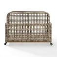 thumbnail image 3 of Crosley Furniture Ridley PE Wicker / Rattan Pool Storage Caddy in Natural, 3 of 14