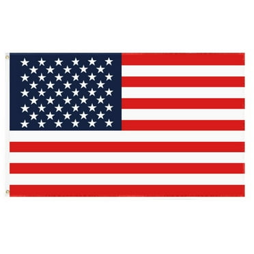 AUQ American Flags for Outside,Waterproof Fabric Flags,High Latitude Density 3x5 American Flag