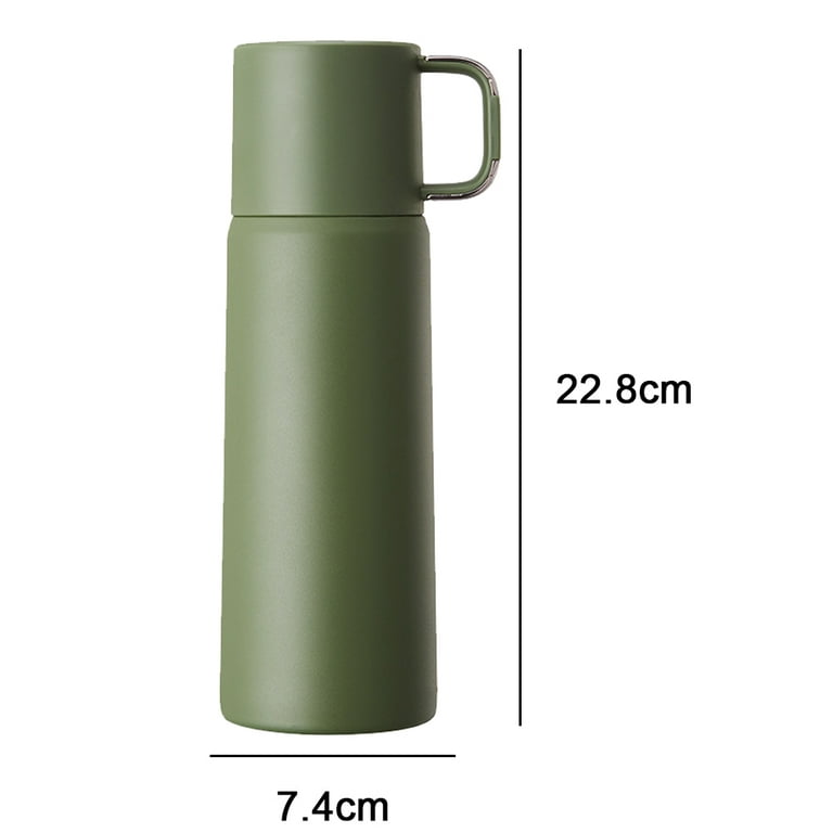 Fashion thermos cup men and women with lid 304 stainless steel water cup  large capacity