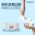 thumbnail image 6 of MagiCare Alcohol Hand Wipes, Unscented, Large 6" x 8" Wipes - 2 Canisters (100ct Each, 200ct) - For Daily Cleaning, Home, Travel, Classroom, Camping, 6 of 10