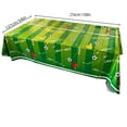 thumbnail image 2 of Nkmbld Outdoor Square Tablecloth Party Decoration Supplies Disposable Tablecloths Football Birthday Party Props Tablecloths Plastic Tablecloth, Multicolor, 2 of 7