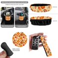 thumbnail image 6 of HUISEFOR Fall Maple Leaf Car Seat Cover Full Set Breathable Comfortable 15 Packs Set Including Steering Wheel Cover, Belt Cover, Garbage Can, Coasters, Fit for Most Cars, Auto, SUVs, 6 of 7