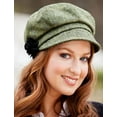 thumbnail image 3 of Mucros Weavers Irish Women's 100% Wool Tweed Newsboy Hat Made in Ireland, 3 of 8