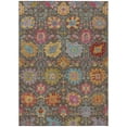 thumbnail image 2 of Addison Rugs Chantille Indoor/Outdoor Transitional Damask Chocolate Machine Washable Rectangle Rug, 9' x 12', 2 of 8