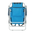 thumbnail image 3 of Blue Padded Beach Chair Heightened,Weight Capacity 220Lbs,Lightweight And Easy To Carry And Move, 3 of 9
