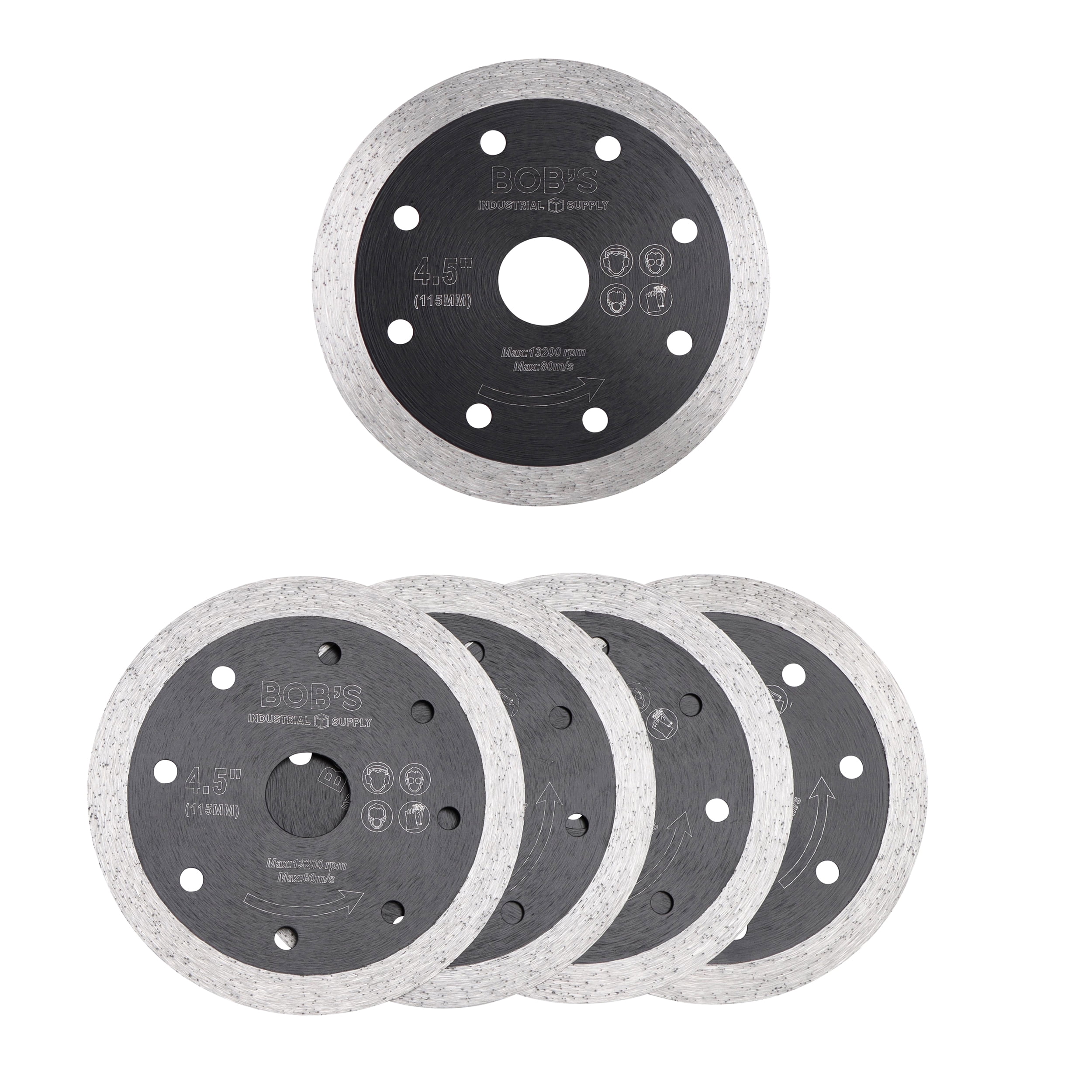 BISupply Diamond Angle Grinder Blade 4.5in Masonry Blade Porcelain