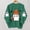 A04 Green, variant on Women's Cute Ghost Halloween Sweatshirts Knit Beanie Graphic Crewneck Pullover Tops Long Sleeve Fall Shirts with Sleeve Prints Spooky Season Casual Clothing