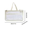 thumbnail image 5 of Clear Makeup Bag Double Zipper Cosmetic Bag Toiletry Bag with Handle for Travel, 5 of 5