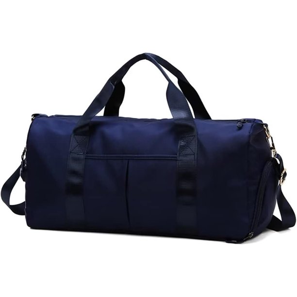LHSHID Duffel Bag for Women Large Waterproof Gym Bag Lightweight Travel Overnight Shoulder Bag Training Bag with Shoe Compartment