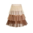 thumbnail image 5 of Girls Dress Tee Shirt Layered Cake Tulle Skirt Ruffle Long Sleeve 4 Years, 5 of 6