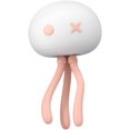thumbnail image 2 of Luz nocturna para niños │ Luz nocturna LED recargable para bebés │ Control táctil regulable para bebés y control remoto IR con carga de 1200 mAh │ Encantadora forma de medusa (rosa + control remoto I JAMW Sencillez, 2 of 5