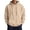 Khaki, variant on UDAUDU Mens Oversized Hoodies Fall Sweatshirt Winter Fleece Hooded Collar Fashion Drawstring Pullover With Pockets Navy XL