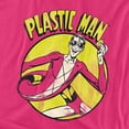 thumbnail image 2 of DC Plastic Man Women's T Shirt, Hot Pink, 2X-Large, 2 of 6
