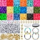 thumbnail image 2 of 4995 piezas de arcilla beads Beads Kit de de joyería hecho 18 colores 6 mm, 2 of 9