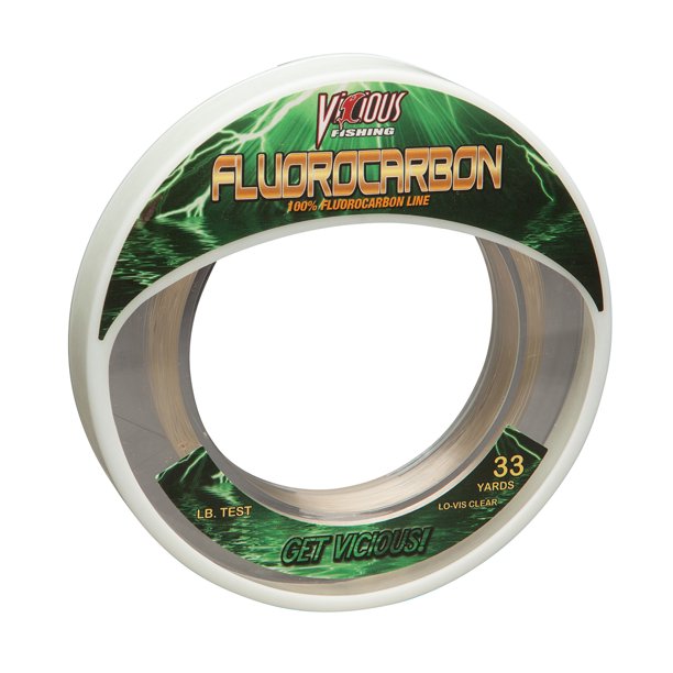 Vicious Fishing 100 Fluorocarbon Leader, 100lb test, 33 yards