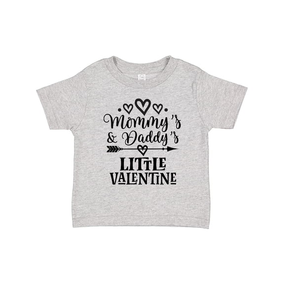 Inktastic Mommy Daddy Little Valentine Boys or Girls Toddler T-Shirt