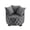 Dark Gray, variant on CQSXDA Upholstered Tufted Accent Chair, Comfortable Leisure Chair for Contemporary Home Decor，Violet