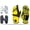 Yellow, variant on Universal One Size Fits Most Grip Golf Glove - All Weather Durable Japanese Synthetic Leather Magnetic Ball Marker Extra Grip Palm S Thru 2XL LH RH Options