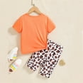 thumbnail image 4 of YuYuBao Toddler Girls Outfits Sets Summer Cartoon Cats Print Cute T Shirts + Grid Shorts Outfits 2 Piece Children Girls Training Clothes Sets , 4-5 Years, 4 of 7