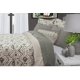 thumbnail image 2 of Royale Linens Queen Comforter Set, Mali 100% Cotton Comforter and Sham Pair, 2 of 6