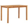 thumbnail image 1 of vidaXL Garden Dining Table 120x70x77 cm Solid Teak Wood, 1 of 3